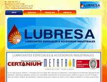 Tablet Screenshot of lubresacolombia.com